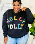 Holly Jolly Chenille Sweatshirt