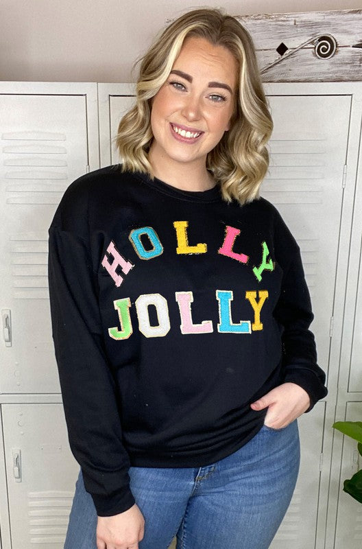 Holly Jolly Chenille Sweatshirt