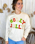 Holly Jolly Chenille Sweatshirt