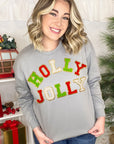 Holly Jolly Chenille Sweatshirt