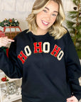 Ho Ho Ho Chenille Sweatshirt