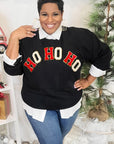 Ho Ho Ho Chenille Sweatshirt