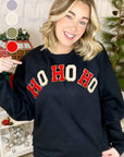 Ho Ho Ho Chenille Sweatshirt