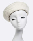 Brushed Wool Structure Beret