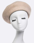 Brushed Wool Structure Beret