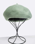 Brushed Wool Structure Beret