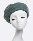 Brushed Wool Structure Beret