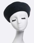 Brushed Wool Structure Beret