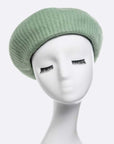 Brushed Wool Structure Beret