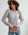 Women's Long Sleeve Round Neck Sweater