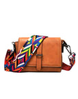 Small square Crossbody Shoulder Bag wide strap - Online Only