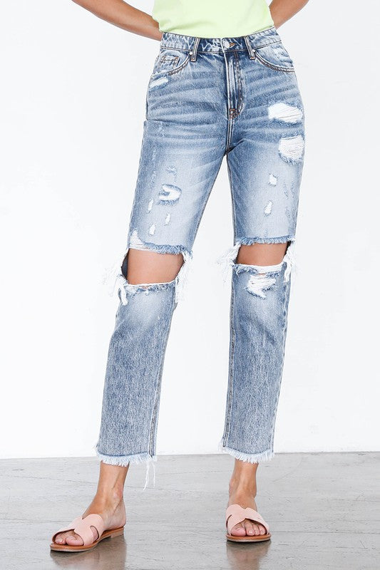 Insane Gene High Rise Straight Jeans