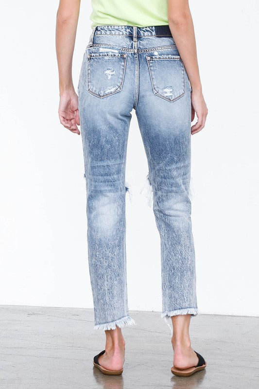 Insane Gene High Rise Straight Jeans