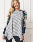 PLUS Tribal Sleeve Handkerchief Tunic