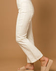 Gilli Frayed Hem Flare Pants - Online Only