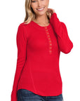 Zenana Baby Waffle Snap Button Sweater - My Pampered Life Seattle