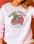 Farm Fresh Christmas Trees Graphic Sweatshirt