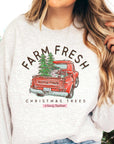 Farm Fresh Christmas Trees Graphic Sweatshirt