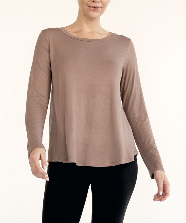 Fabina Bamboo Classic Long Sleeve Top