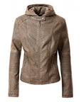 Women's Faux Leather Jacket