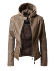 Women's Faux Leather Jacket