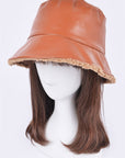 Reversible Faux Fur Bucket Hat