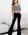 Hope Horizon Black High Rise Flare Jeans