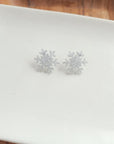 Snowflake Stud Earrings