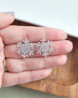 Snowflake Stud Earrings