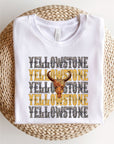 Yellowstone Stacked Leopard  Boutique Style Tee