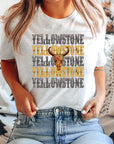 Yellowstone Stacked Leopard  Boutique Style Tee