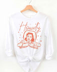 Howdy Cowgirl Long Sleeve Tee