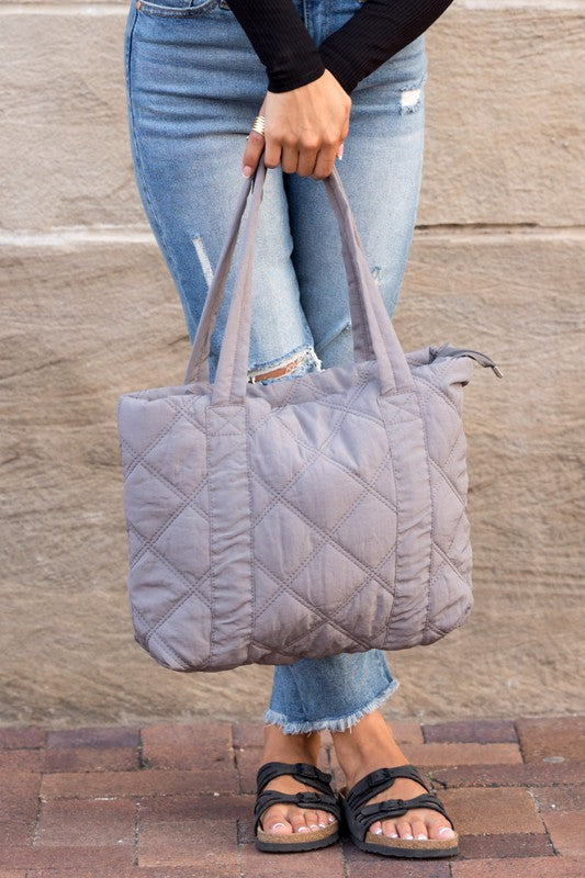 Quilted Tote - Online Only