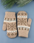 Nordic Snowflake  Mittens