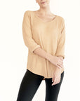 Fabina Bamboo Waffle Loose Fit Top