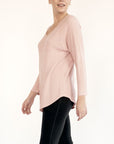 Fabina Bamboo Waffle Loose Fit Top