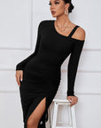 Sexy One Shoulder Dress by Claude