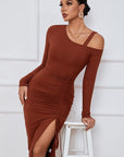 Sexy Fashion Dress in Dusty Orange by Claude