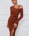 Sexy Fashion Dress in Dusty Orange by Claude