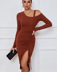 Sexy Fashion Dress in Dusty Orange by Claude