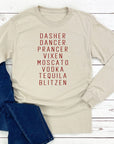 Dasher Dancer Prancer Vixen Boutique Tee