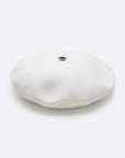 Genuine Fur Pom Cashmere Beret