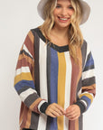 e Luna Wide V-Neck Sweatshirt