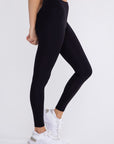 Mono B Jacquard Ribbed High-Waisted Leggings - Online Only