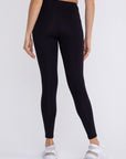 Mono B Jacquard Ribbed High-Waisted Leggings - Online Only