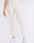 Mono B Jacquard Ribbed High-Waisted Leggings - Online Only