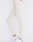 Mono B Jacquard Ribbed High-Waisted Leggings - Online Only