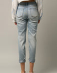 Denim Lab USA Distressed Girlfriend Jeans