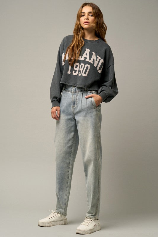 Denim Lab USA High Waisted Balloon Jeans