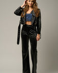 Denim Lab USA High Rise Flare Pants